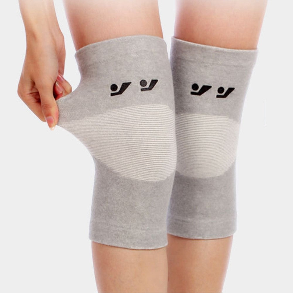 Knäskydd av bambu- och kolfiber