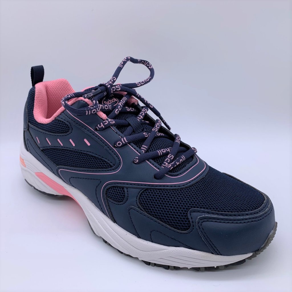 Scholl Sprinter Score Walkingskor - Navy Blue Pink