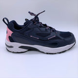 Scholl Sprinter Snap Walkingskor - Dark Blue Pink