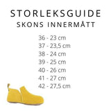 Fårskinnstofflor Innsbruck Yellow/Creme