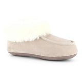 Fårskinnstofflor London Sand/White